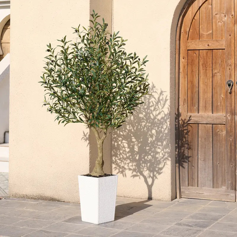 Artifical Potted Olive Tree